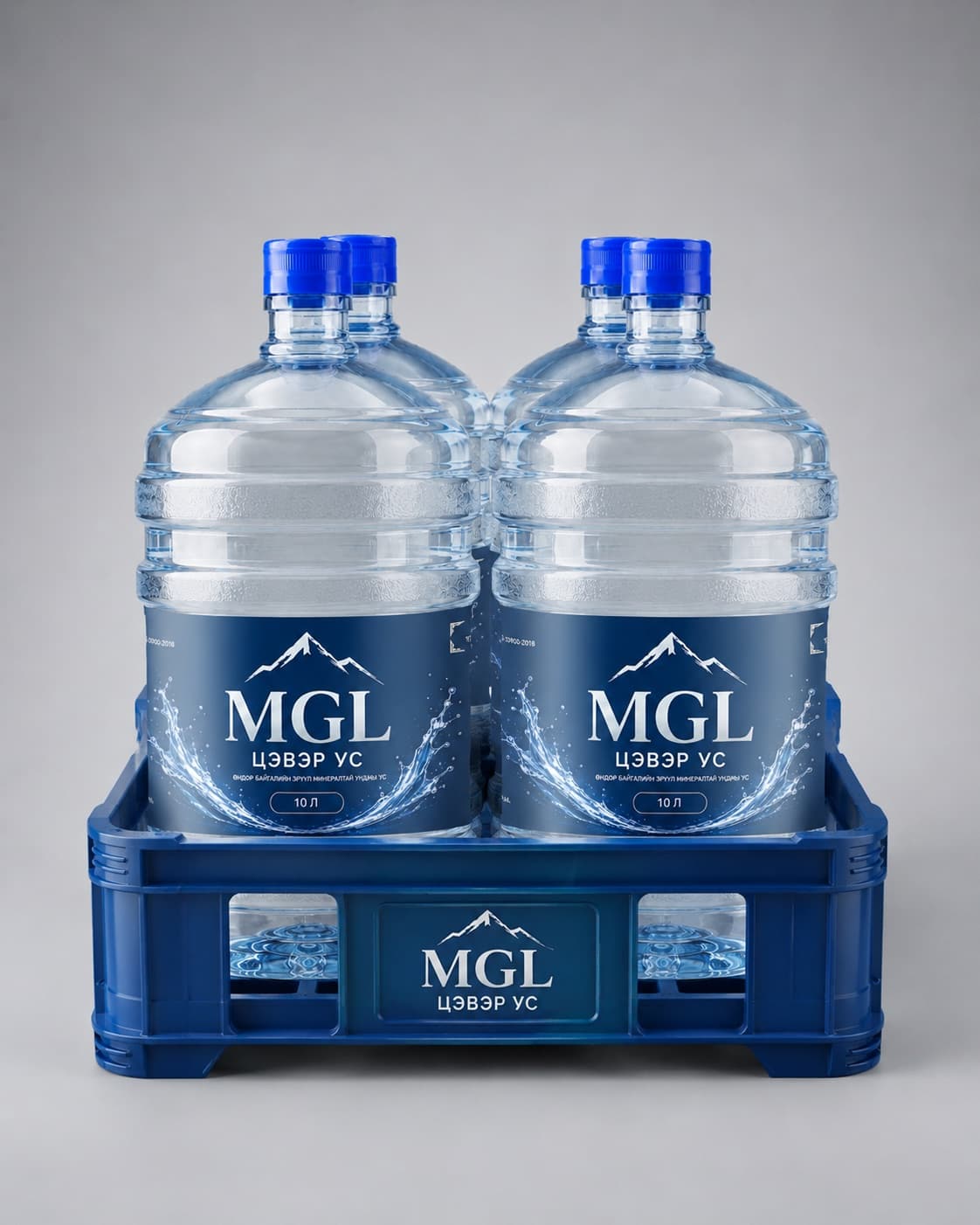 MGL Цэвэр ус 10 л x 4