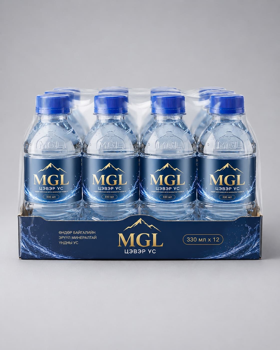 MGL Цэвэр ус 330 мл x 12