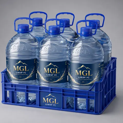 MGL Цэвэр ус 5 л x 4